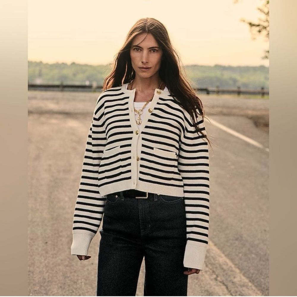 J.Crew NWT Emelie Cardigan Sweater Jacket Sz M - Picture 3 of 14